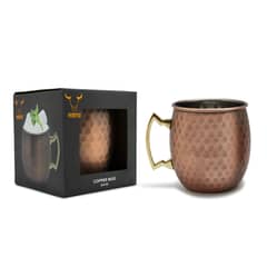 WAYU - Mug Vaso Cobre Copper 600 ml Tragos Coctel Cocina