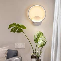 AIZO - Aplique Led Muro De Interior 3 Colores Ajustables 14w blanco