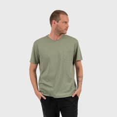 BUBBA - Essential Tee Pocket Military Black