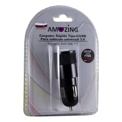 AMAZING - Cargador Auto 3.1 - 1 USB / 1 C
