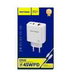 MOTOMO - Cargador Lightning 45W Certificado
