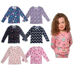 OMAS - Pack 4 Camisetas Primera Capa Invierno Niña Polera Polar