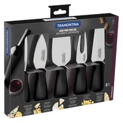 TRAMONTINA - Juego Para Quesos Harmoniza Acero Inoxidable 5 Piezas