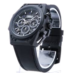 TESLA - Reloj Hombre Marca Modelo T4250SL Negro