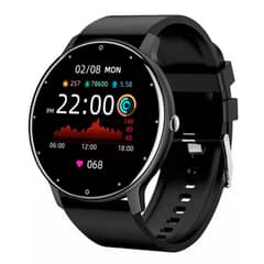ESHOPANGIE - Smartwatch Genérica Zl02 Malla Negra De Silicona Y Bisel
