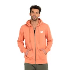 NEW BALANCE - Polerón Lifestyle Hombre Naranjo