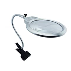 GENERICO - Lupa Con Lampara Led Con Broche Y Cuello Flexible