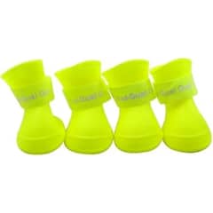 METALFER - Botas Antideslizante Impermeable Mascota Talla M Amarillo
