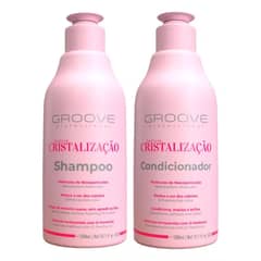 GROOVE PROFESIONAL - Shampoo y Acondicionador Baño de Cristalización Groove 300 ml