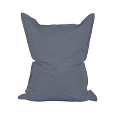 AUCKLAND OUTDOOR - Cojin Pouf Gigante Impermeable 600D 180x140 cm Gris Apto Pileta