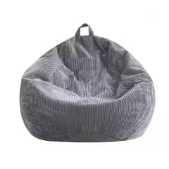 AUCKLAND OUTDOOR - Puff Pera Cotele 90x110 Cm Gris