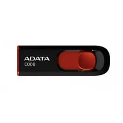 ADATA - Pendrive 64GB C008 Usb NegroRojo Classic