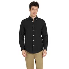 DOCKERS - Camisa Hombre Woven Refine Regular Fit Negro
