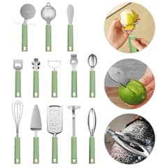 AIZO - Set 13 Utensilios De Cocina De acero inoxidable
