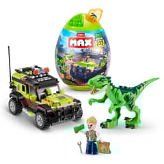 MAX - SET 233 BLOQUES DINO ESCAPE EN HUEVO DE ZURU
