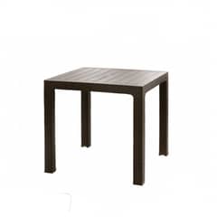 REYPLAST - Mesa Roble 80x80 Café Para Comedor Oficina O Cocina