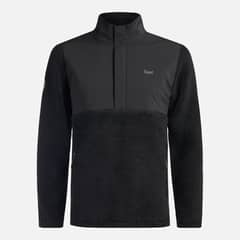 LIPPI - Chaqueta Hombre Glaciar Sherpa-Pro 1/4 Zip Jacket Negro