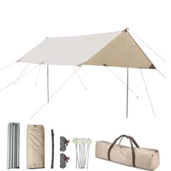 EVERSO - Toldo Vela Lonas Telas Sombra Protector Impermeable 5x4x3m