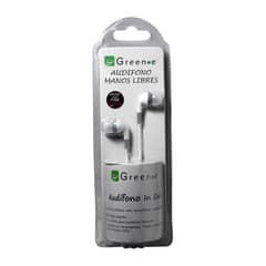 GREEN E - Audífono Manos Libres Auxiliar 3.5 mm