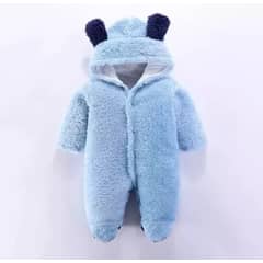 BEBE CONFORT - Enterito De Invierno Osito Peludito Polar Bebés Azul