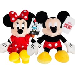 GENERICO - Set Mickey Mouse y Minnie mouse de Peluche de 34 Cm