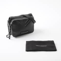 FREELOSOPHY - Cartera Milan Cuero Black