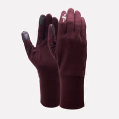 HAKA HONU - Guante Calafate Merino Wool Burdeo