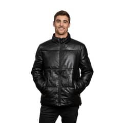 TODOPIEL - Chaqueta de Ecocuero Hombre Negro