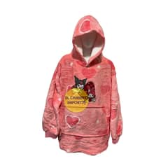 GENERICO - Maxi Poleron Sherpa Hello Kitty Kuromi Melody Kawaii Niñas
