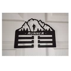 GENERICO - Medallero Running Soporte Para Medallas De Runner A Muro