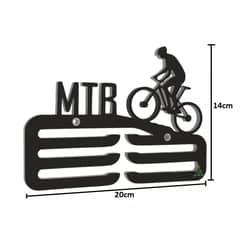 GENERICO - Medallero Mtb Colgador Para Medallas Ciclismo De Pared