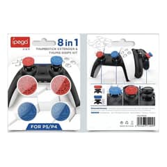 IPEGA - GRIPS KIT 8 EN 1 EXTENDER Y GRIPS PS5 / PS4