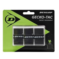 DUNLOP - Overgrip Gecko Tac Negro X3 Tenis Padel