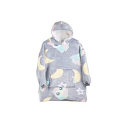 GENERICO - Maxi Poleron Sherpa Con Capucha Para Niños Luminoso