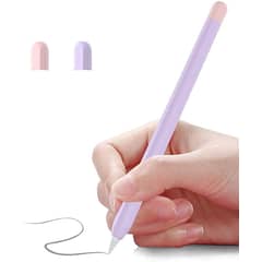 GENERICO - Funda Silicona Para Apple Pencil 1 era Generación / Lila