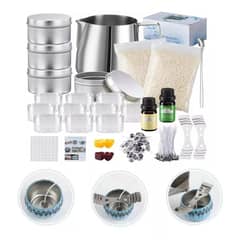 MUNDO MAGIA - Kit De Fabricación De Velas Para Principiantes, 153 Piezas