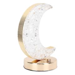 GENERICO - Lámpara De Mesa Luna Usb Luz Ajustable Inalámbrica