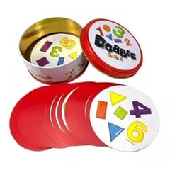 MESAJUEGO - Juego De Cartas Dobble Spot It Numeros Y Formas Para Niños