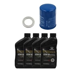 HONDA - Pack Filtro Aceite + Golilla + 4 Aceites 5w30 Original