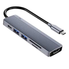 LINKON - Hub Adaptador Usb Tipo C 6 En 1 Para Mac Macbook Windows
