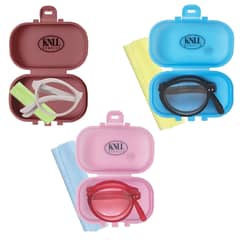 KANALLA - Lente de Lectura Plegable con Filtro Azul portátiles Rojo Oscuro Grado 2.0