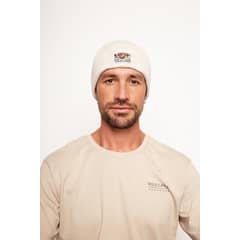 WILD LAMA - Gorro Greg Fibras Naturales Beige