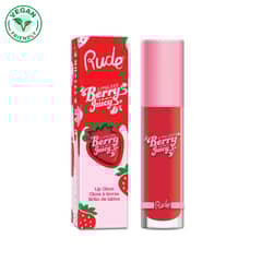 RUDE COSMETICS - Berry Juicy Coral Kiss Lip Gloss