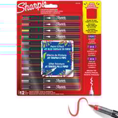 SHARPIE - Set 12 Marcadores Acrílicos Punta Pincel Colores
