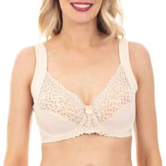 LADY GENNY - Sosten Microfibra Con Encaje Copa D