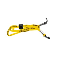 STEELPRO - Cordon ajustable amarillo con logo 60 cm