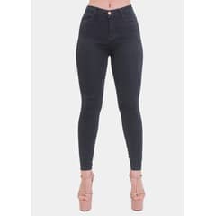CLUB SALVAJE - Jeans Skinny Negro Elasticado Push Up