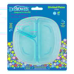DR BROWNS - Pack De 3 Platos Con Divisiones