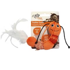 ALLFORPAWS - AFP Peluche Juguete Modern Cat Feather Snake Gato