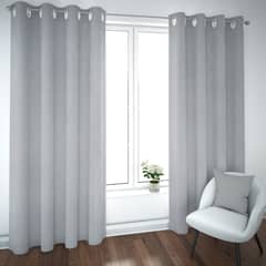 ELIZABETH PEPER - Set de Cortinas Blackout 2 Paños de 140 x 220 cm Gris Perla